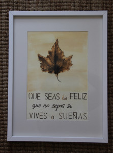 Hoja vives o sueñas