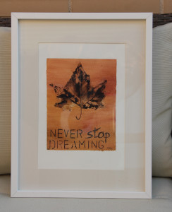 hoja no dejes de soñar