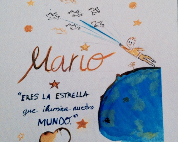 Eres la estrella que ilumina nuestro mundo